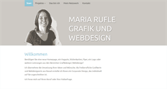 Desktop Screenshot of maria-rufle.de